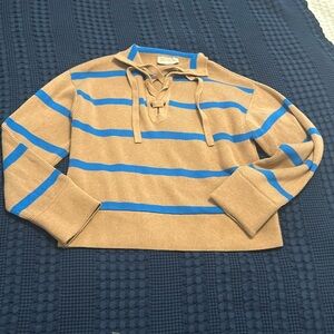 NWOT everlane wool cotton polo sweater